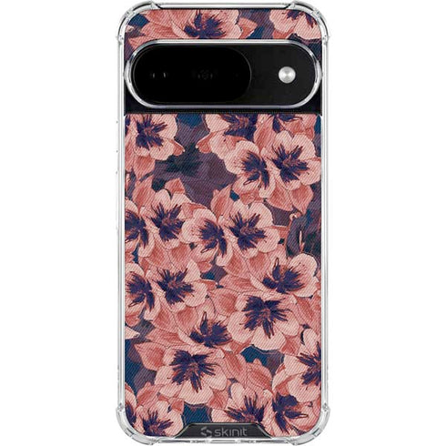 Dark Tapestry Floral Google Pixel 10 Clear Case